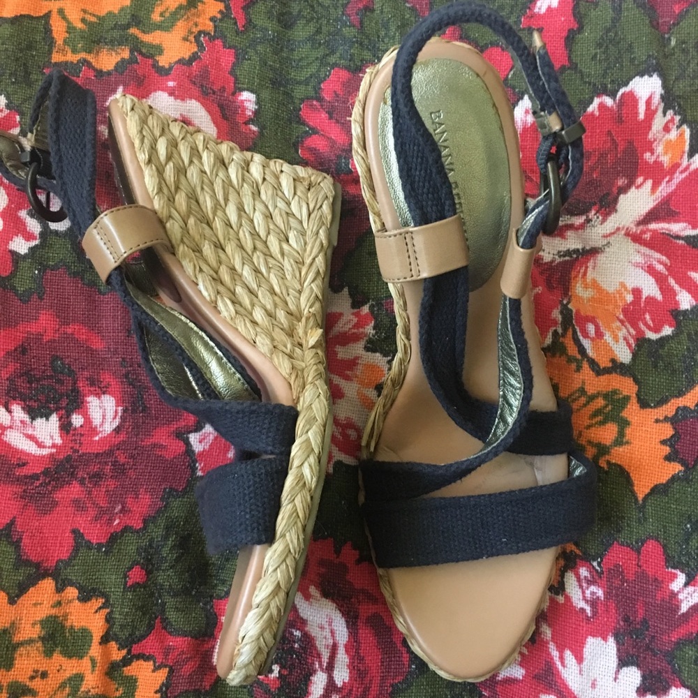 Banana Republic summer wedges